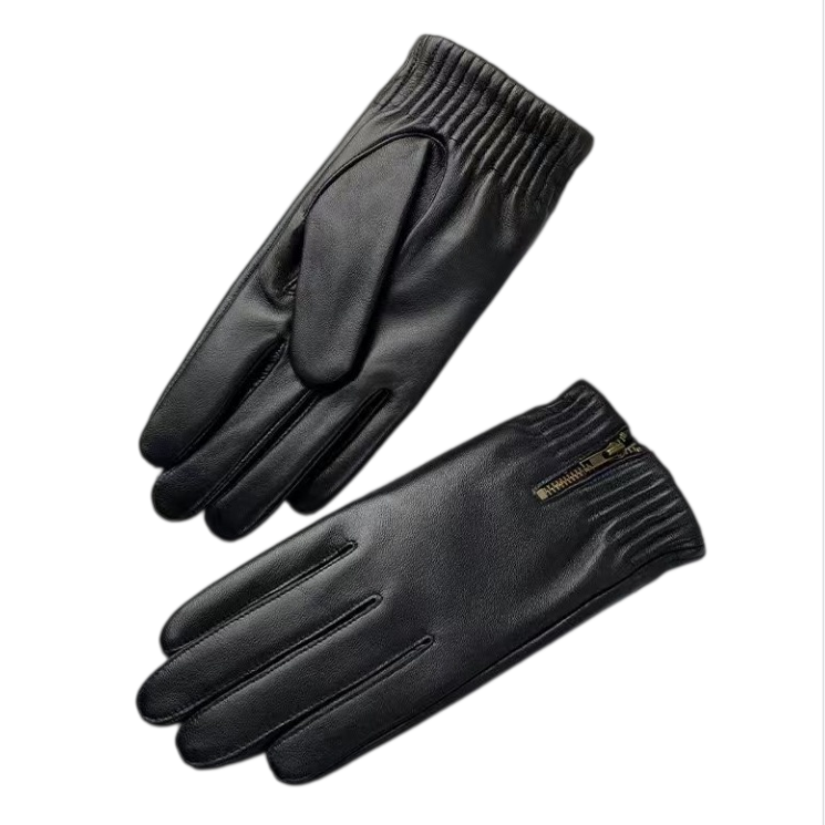 Leather Driving Glove - Luvas de inverno, quentes e grossas,