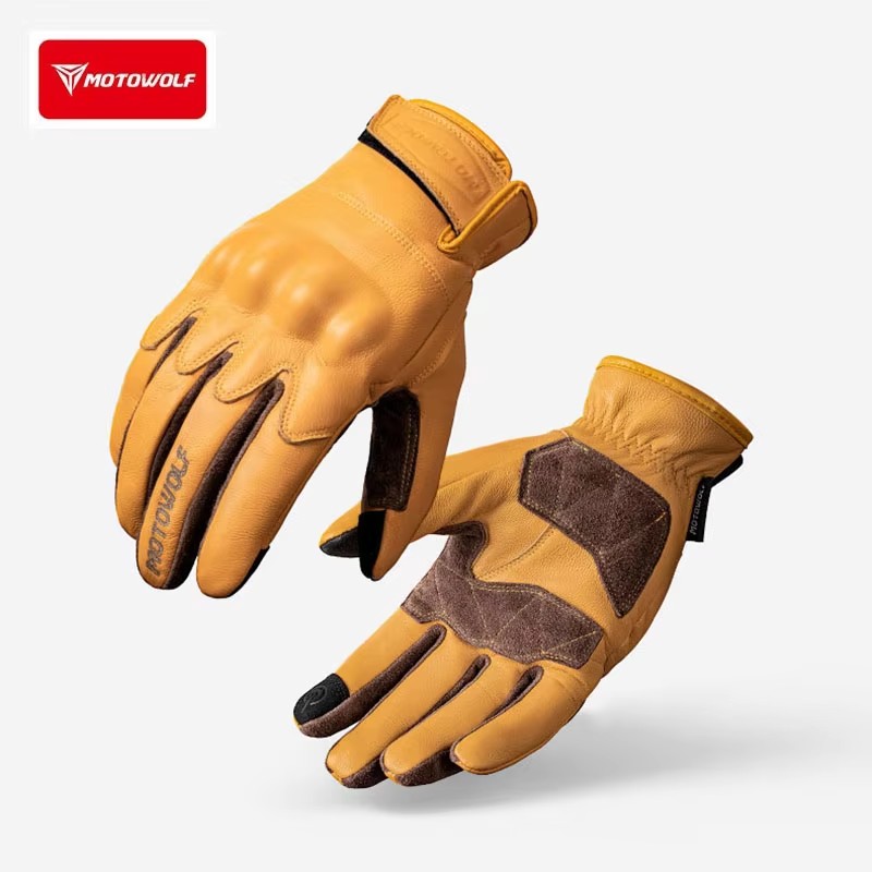 Luvas de Couro para Motociclet - Motorcycle Glove Knuckle avaliação e preço