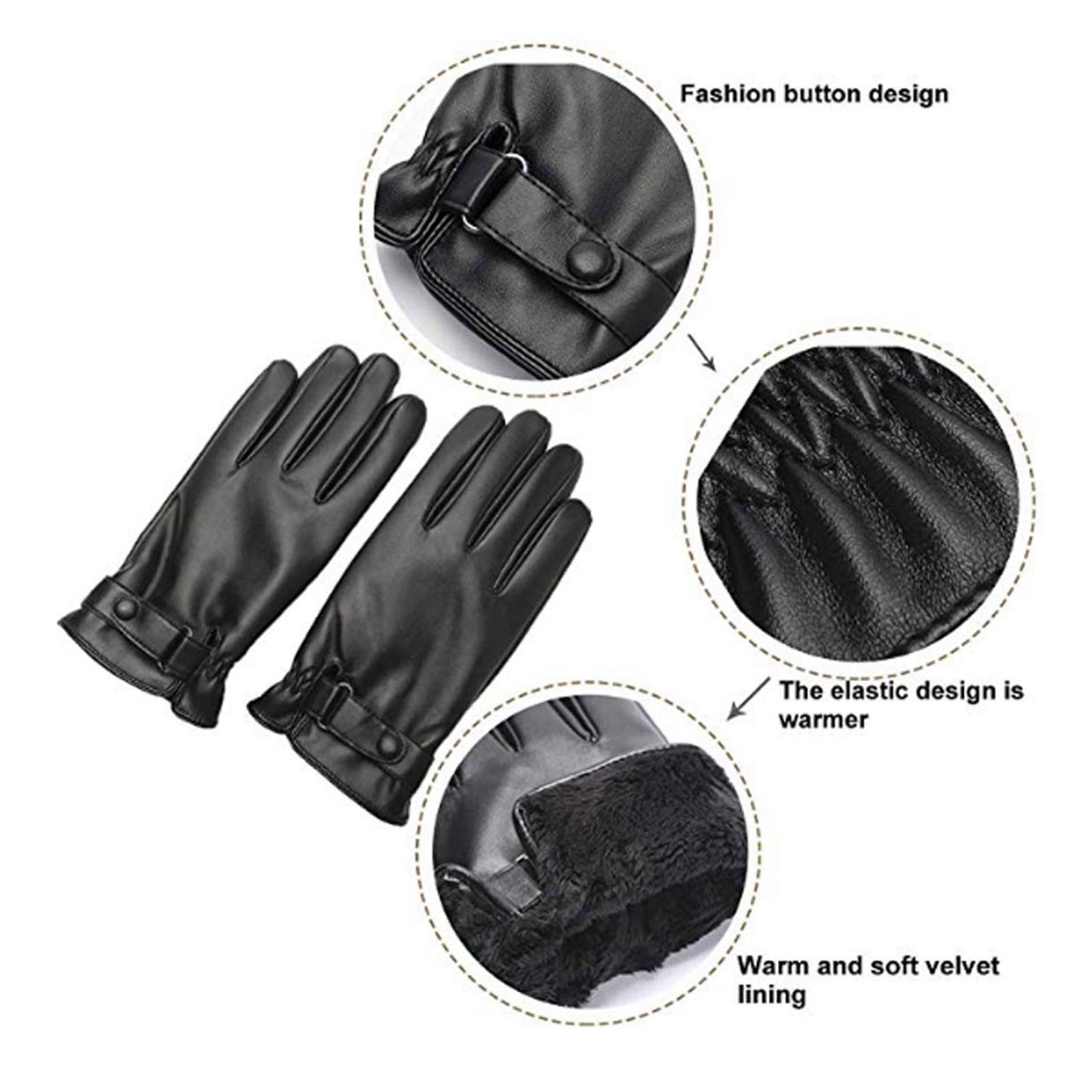 Luvas de Inverno Masculinas pa - Leather Driving Glove avaliação e preço
