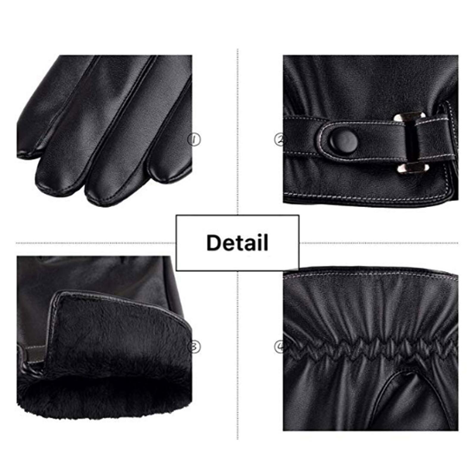 Luvas de Inverno Masculinas pa - Leather Driving Glove avaliação e preço