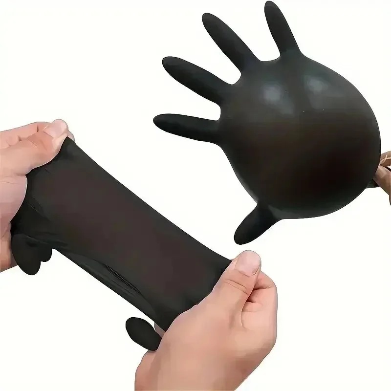 Luvas Descartáveis Pretas Unis - Latex Disposable Glove avaliação e preço