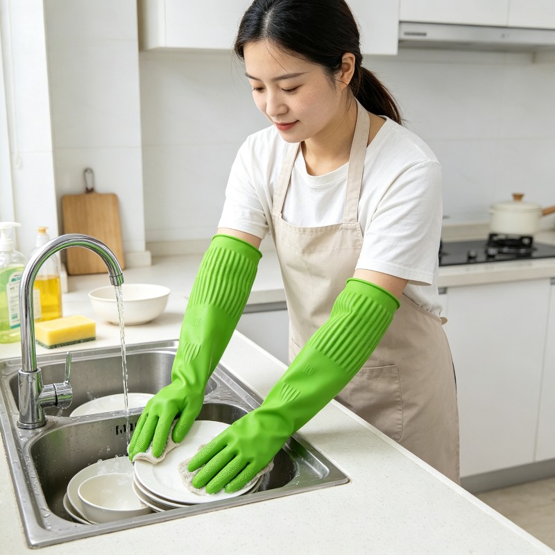 1 par de luvas de silicone par - Dish Glove Rubber avaliação e preço