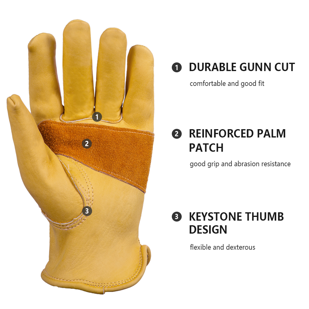 1 par de luvas de trabalho em  - Leather Driving Glove avaliação e preço
